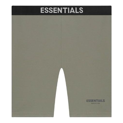 Kratke hlače Fear of God Essentials Athletic Biker Shorts Zelena | FOG-SS21-572