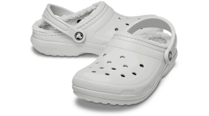 Superge in čevlji Crocs Classic Lined Clogs Bela | 203591-1FT, 1