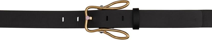 Pasovi Bottega Veneta Bottega Veneta Rabbit Buckle Belt Črna | 826201 VALKO