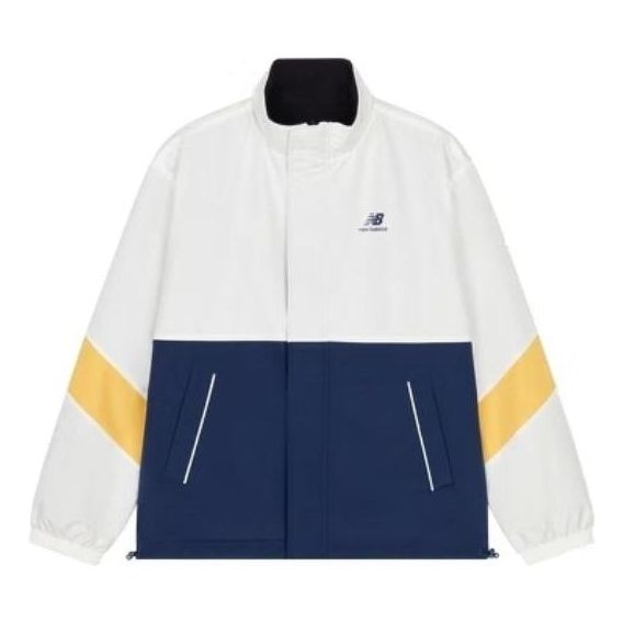 Vetrovka New Balance Sportswear Colorblock Jacket Bela | 6DD38081-NV