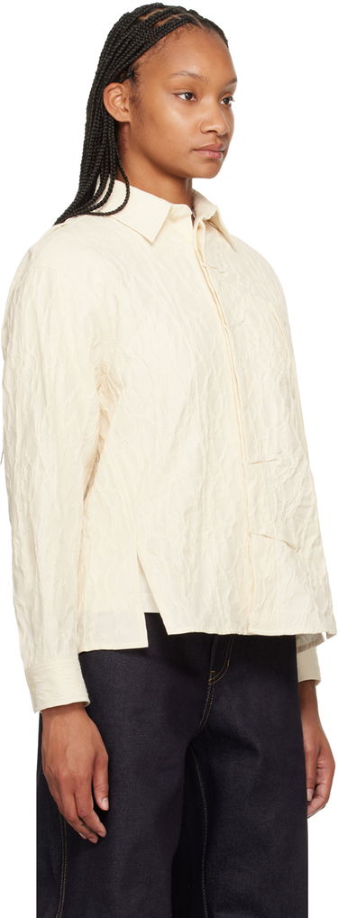 Srajce ADER ERROR Textured Button-Up Shirt Bež | BN01SSSH0102IV, 4