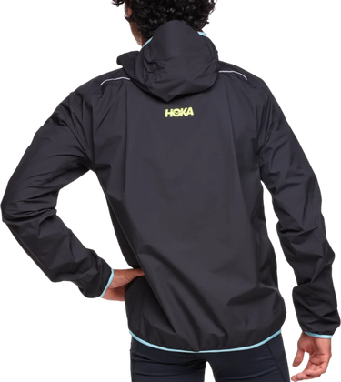 Vetrovka Hoka One One Tecsky Waterproof Jacket Črna | 1156094-blk, 1