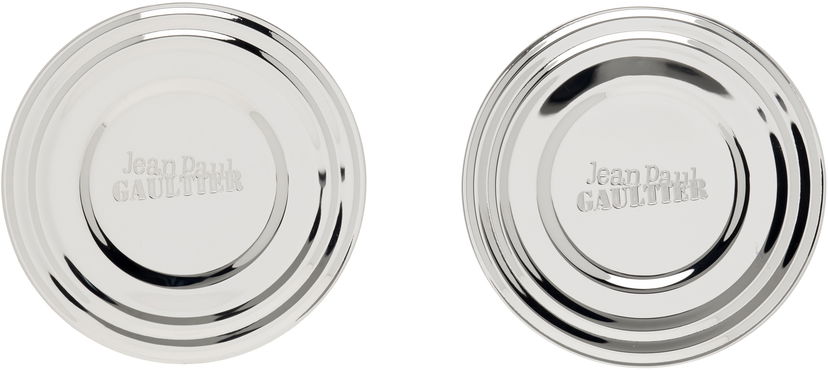Uhani Jean Paul Gaultier Jean Paul Gaultier 'The Can' Disc Earrings Kovinski | 25/33-F-BO067-X016-91