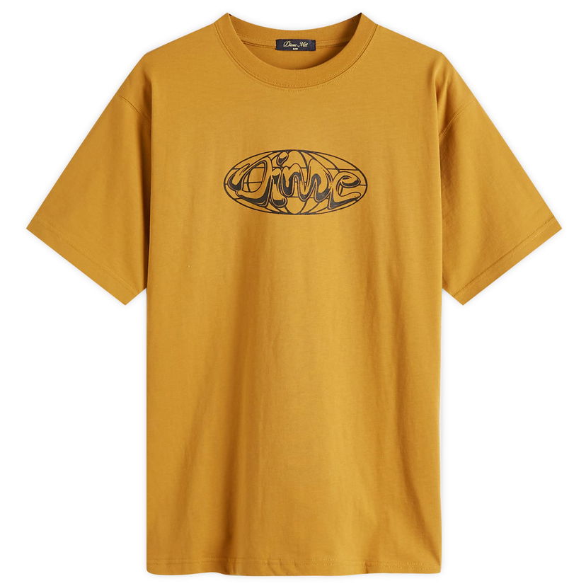 Majica Dime Dime Globe T-Shirt, Size Large Rjava | DIMESP2561COF