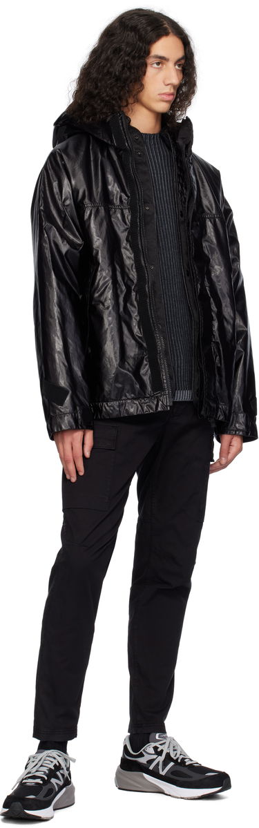 Cargo hlače Stone Island Stone Island Supima Cotton Twill Cargo Pants Črna | 811530410, 4
