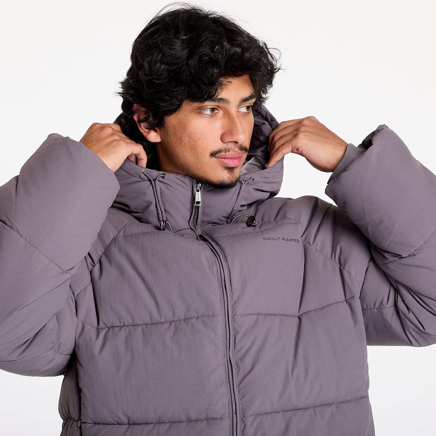 Puhovka DAILY PAPER Relaxed Puffer Jacket Lila | 2422023, 1