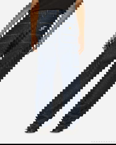 Hlače Carhartt WIP Double Knee Pants Blue Črna | I032699 0102, 3