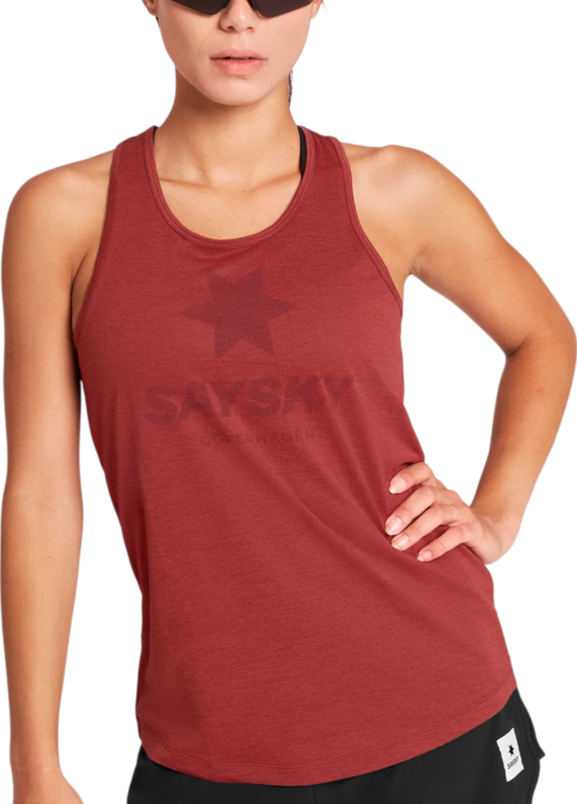 Majica brez rokavov Saysky Saysky Logo Combat Pro Singlet Rdeča | owrsi30c5007-owrsi30c5007
