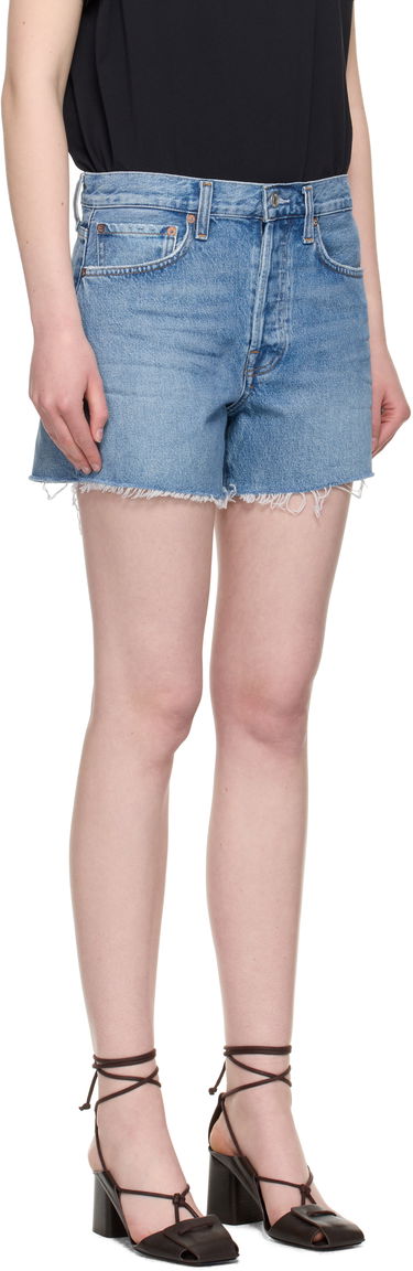 Kratke hlače AGOLDE AGOLDE Parker Long Denim Shorts Modra | A9010-1535, 1