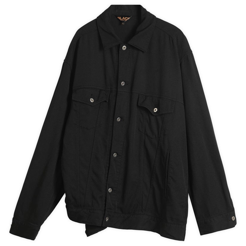 Jakna Comme des Garçons Comme des Garçons Asymetric Denim Jacket Črna | 1P-J017-W25-1