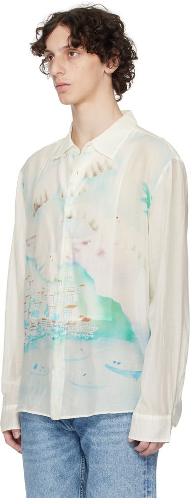 Srajce OUR LEGACY Our Legacy Adorn Print Shirt Bela | M2252AS, 3