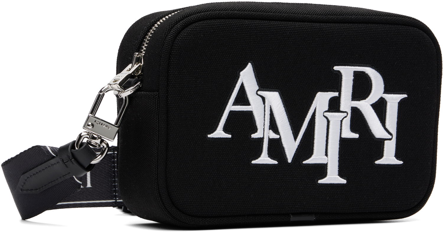 Torba za čez ramo AMIRI AMIRI Staggered Camera Bag Črna | AMBGCM1020, 1