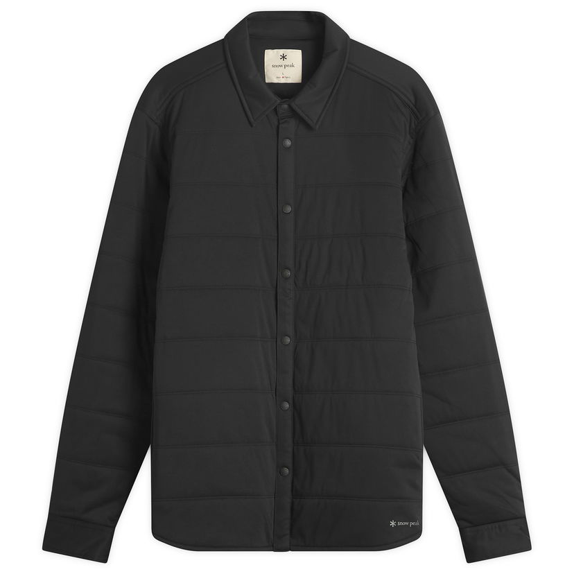 Srajce Snow Peak Flexible Insulated Shirt Črna | SW-25AU003-BLK