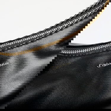 Torba za čez ramo CALVIN KLEIN Calvin Klein Pinched Soft Crescen Bag Črna | LV04F3010G UB1, 2