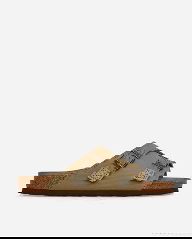 Superge in čevlji Birkenstock Zürich Suede Canvas Sandals Zelena | 1028755, 1
