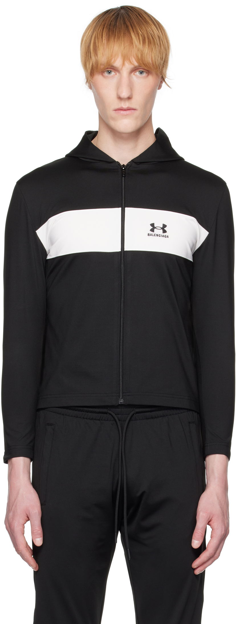 Trenirka Balenciaga Under Armour Edition Sweatsuit Hoodie by Balenciaga Črna | 813821TRVX2