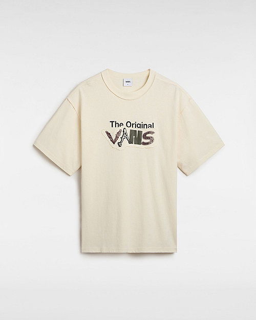 Majica Vans Premium Clash Short Sleeve T-shirt (antique White) Men White, Size L Bež | VN000HQ73KS