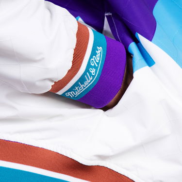 Bomber jakna Mitchell & Ness 75th Anniversary Warm Up Jacket Večbarvna | OJBF1201-UJAYYPPPPURP, 3