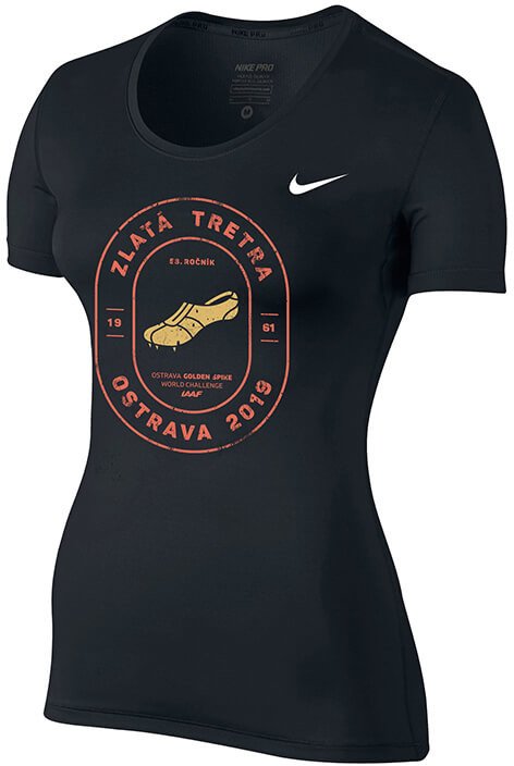 Majica Nike Pro Top SS All Over Mesh T-Shirt Črna | 889540-010-zt