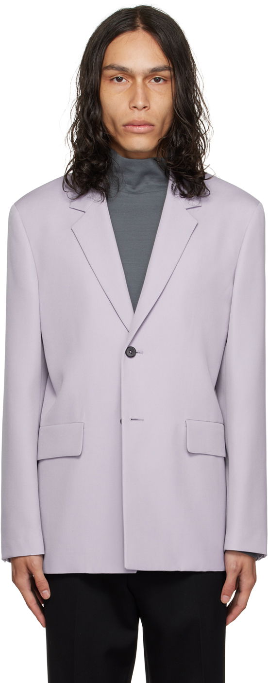 Plašči Jil Sander Single-Breasted Blazer Lila | J22BN0138_J40002, 0