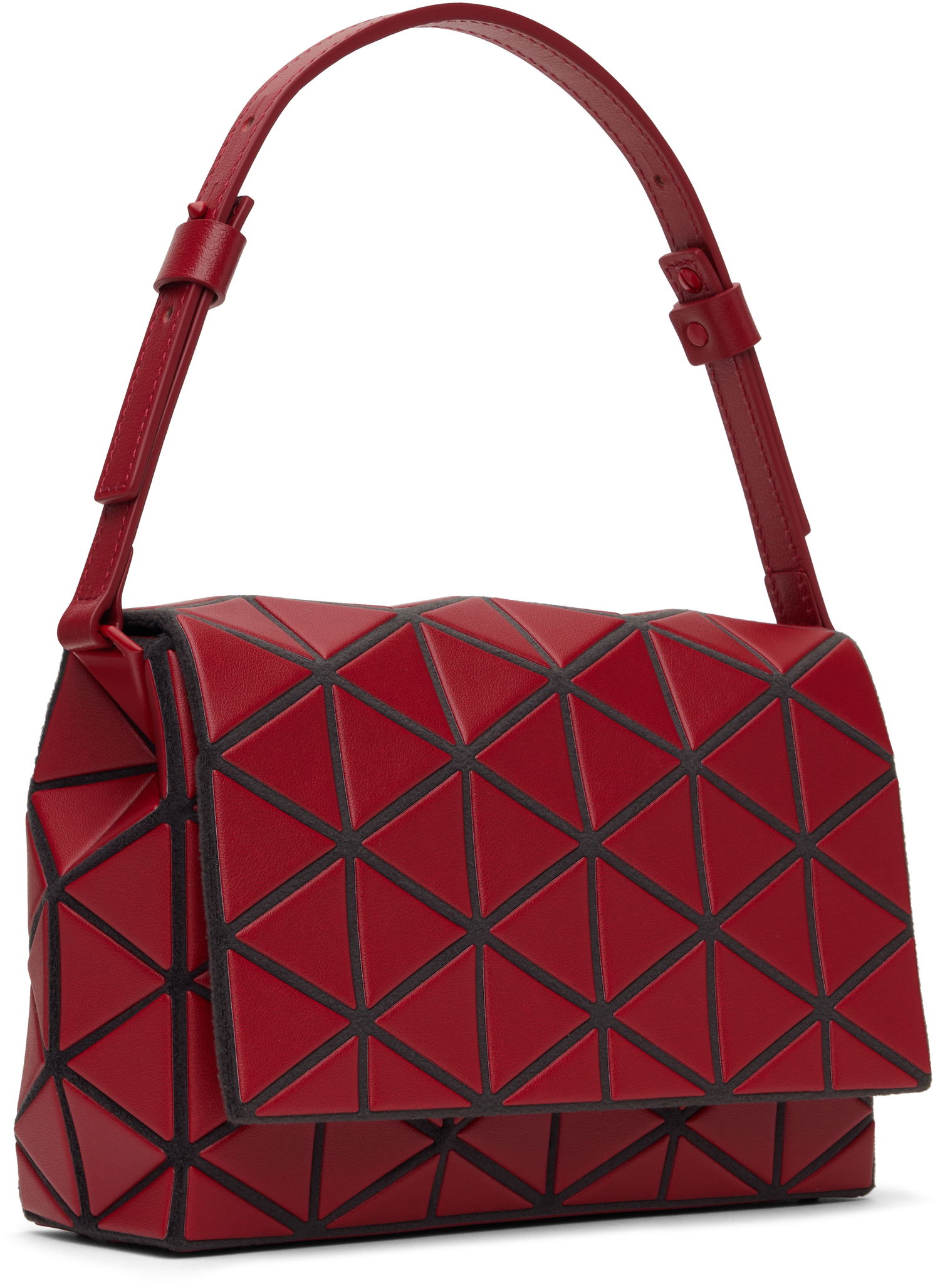 Torbica BAO BAO ISSEY MIYAKE Geometric Patterned Crossbody Handbag Rdeča | BB48AG251, 1