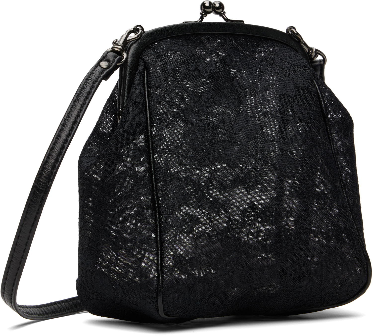 Torbica Yohji Yamamoto Yohji Yamamoto Clasp Pouch Bag Črna | DP-A11-902, 1