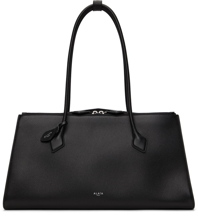 Tote bag Alaïa 'Le Teckel' Leather Tote Bag Črna | AA1S06043CA321