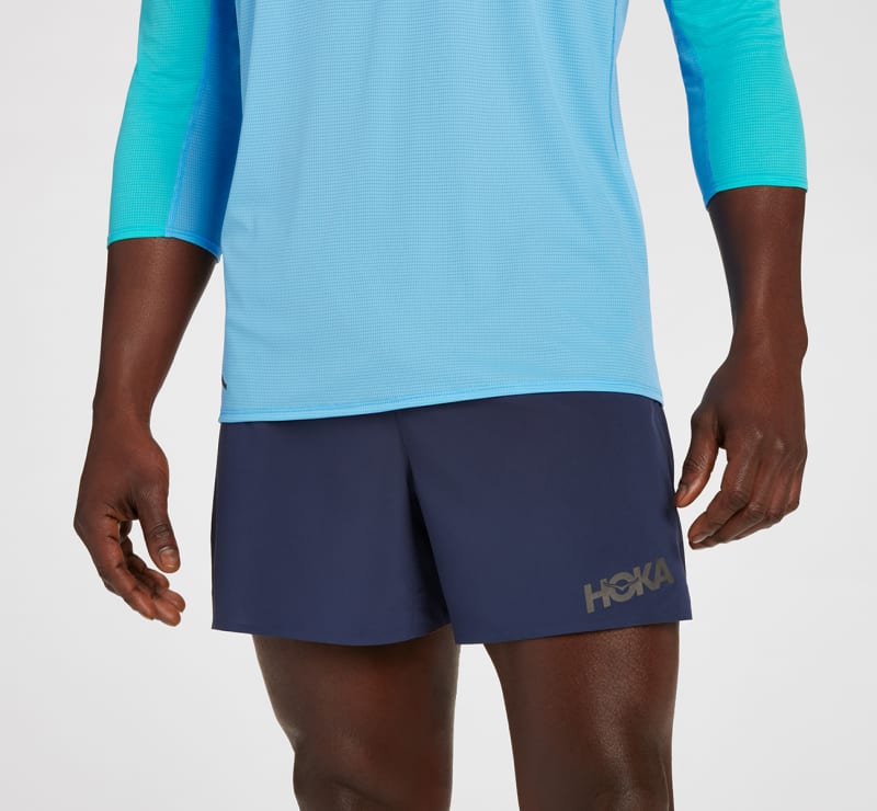 Kratke hlače Hoka One One 5" Running Shorts Mornarica | 1135027-OSP, 0