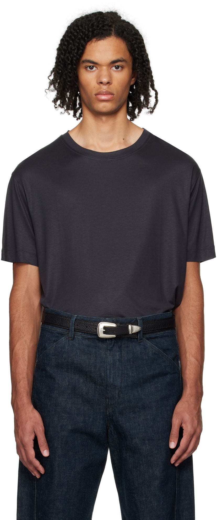 Majica LEMAIRE Lemaire Short Sleeve T-Shirt Siva | TO1295 LJ1026