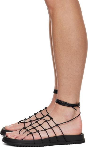 Obleke Rick Owens Rick Owens Hollywood Web Granola Sandals Črna | RP01E7800 LLP, 2
