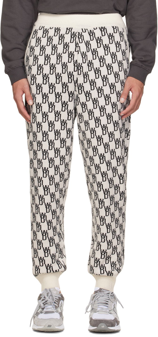 Trenirka We11done Patterned Tapered Lounge Pants Bela | WD-KP9-20-102-U-IV, 0