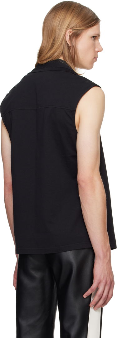 Majica brez rokavov Courrèges Courrèges Draped Tank Top Črna | 324JDE081JS0107, 2