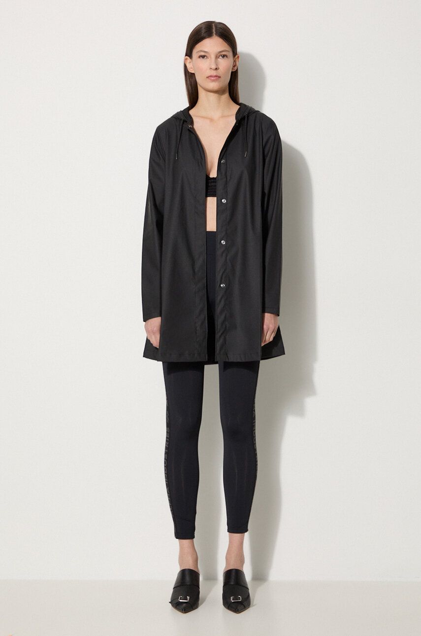 Jakna Rains A-Line Jacket Črna | 18050-01, 1