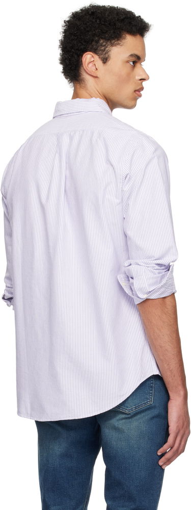 Srajce Polo by Ralph Lauren Ralph Lauren Classic Fit Striped Oxford Shirt Lila | 710942746003, 2