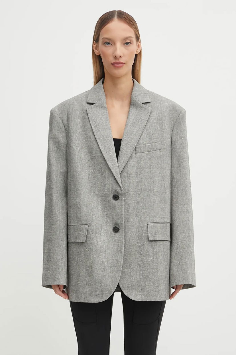 Jakna Anine Bing Anine Bing Quinn Blazer Siva | A.01.10970