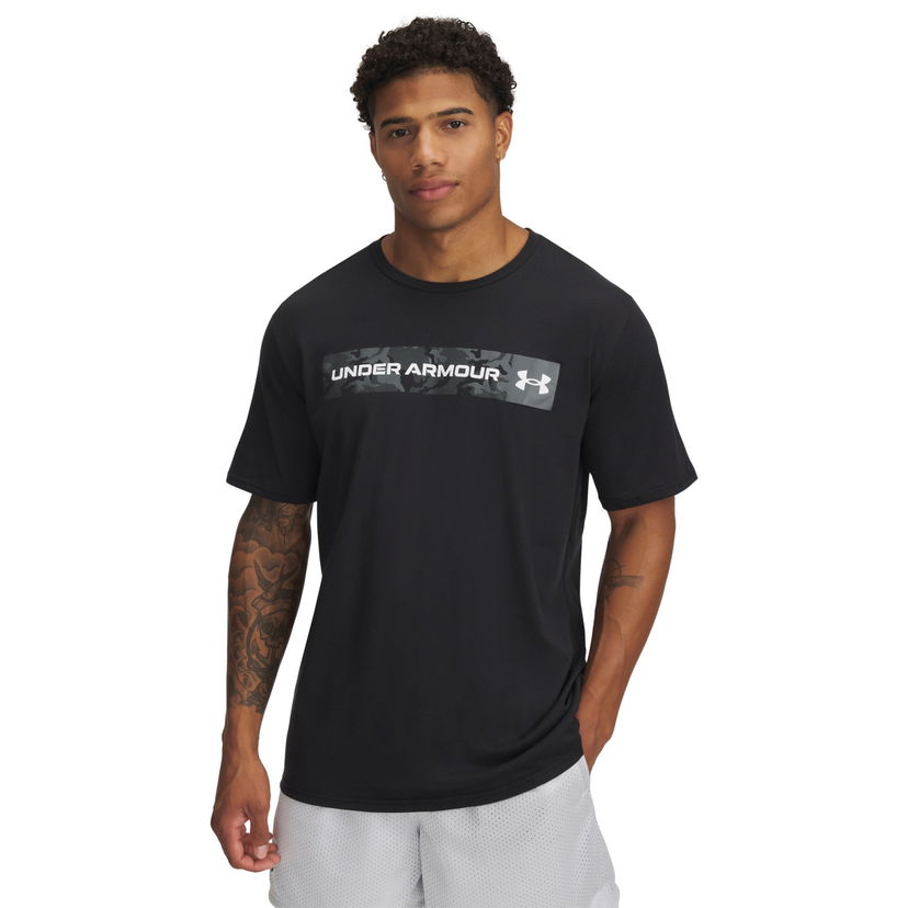 Majica Under Armour Camo Chest Stripe Short Sleeve T-Shirt Črna | 1376830-002