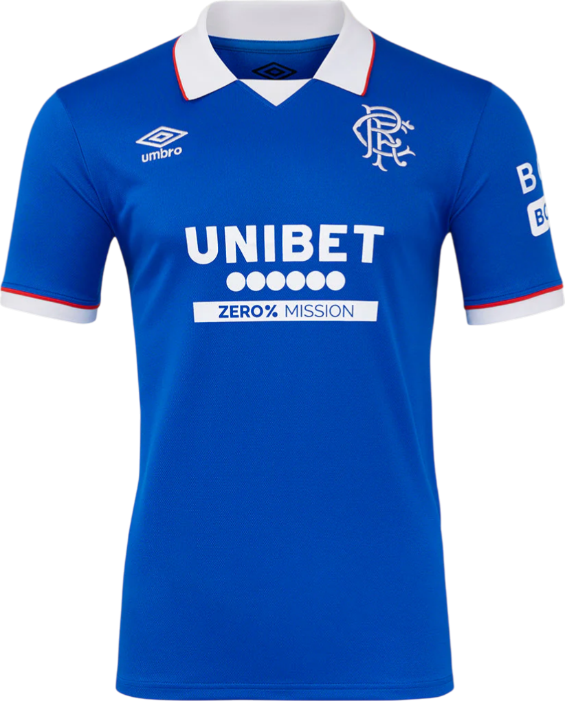 Dres Umbro Rangers FC Home Jersey 2025/26 by Umbro Modra | tm10993-030