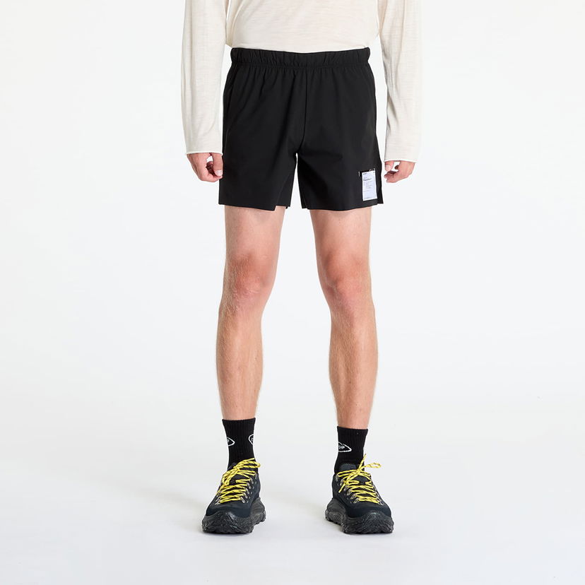 Kratke hlače Satisfy PeaceShell 5 Unlined Shorts UNISEX Black Črna | 12008-BK