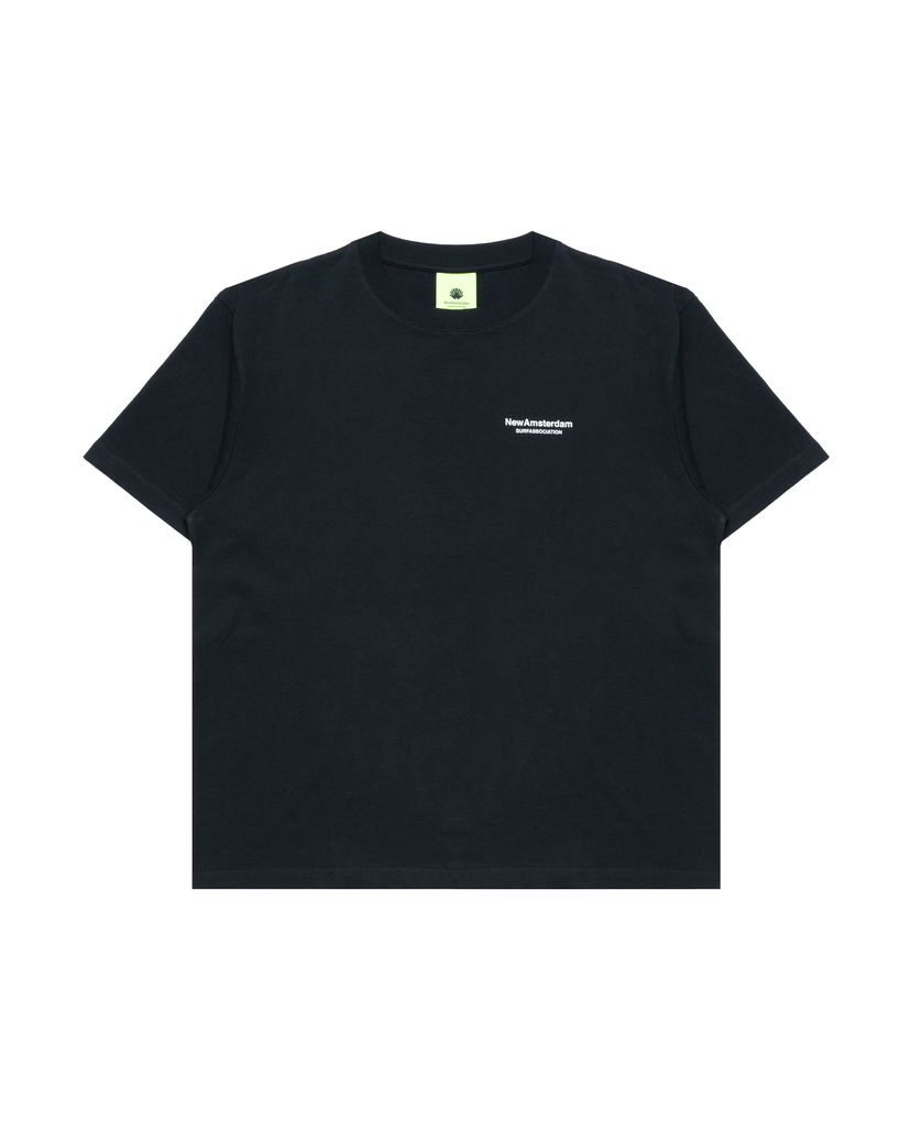 Majica New Amsterdam Surf Association Surf Association Seal Logo Graphic T-Shirt Črna | 2501096001
