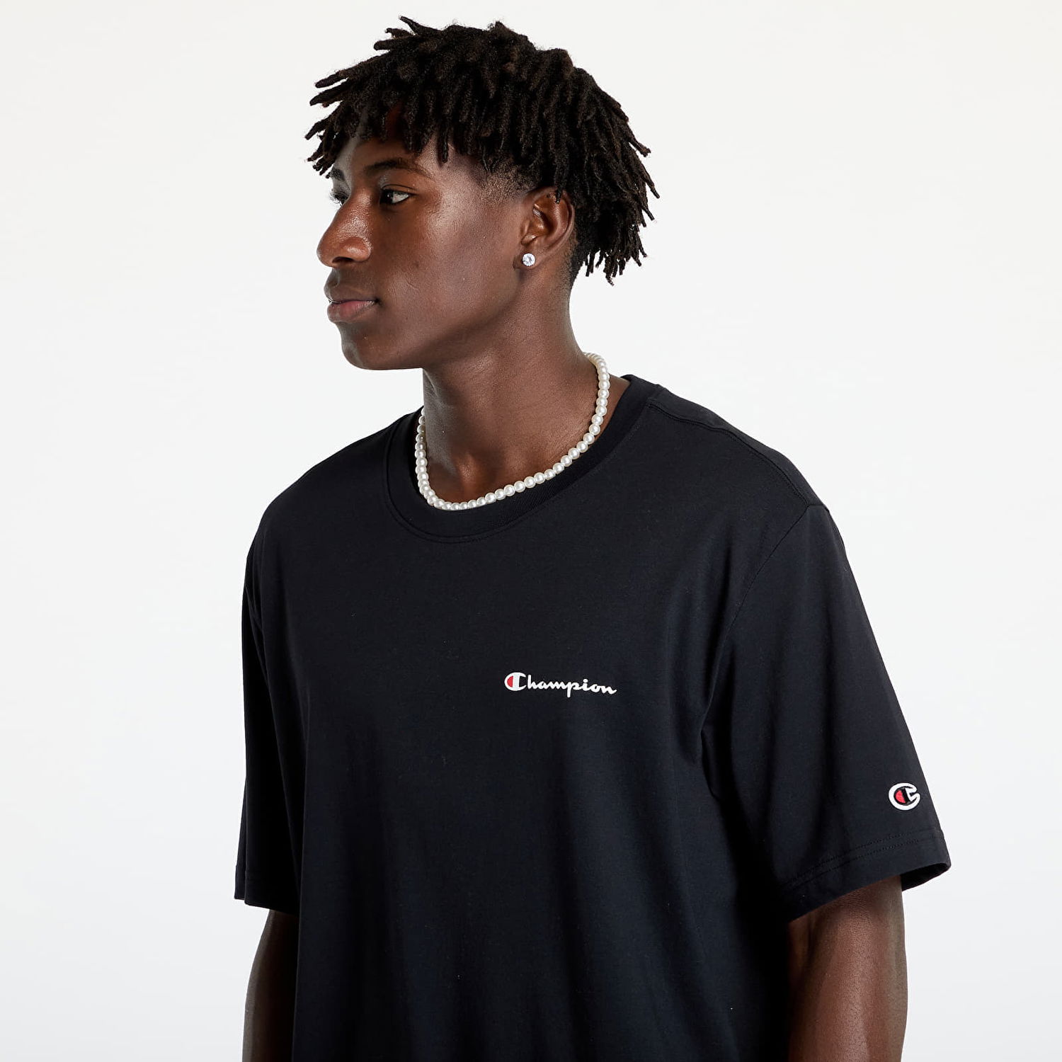 Majica Champion SS Tee Black Črna | 220264 CHA KK001, 1