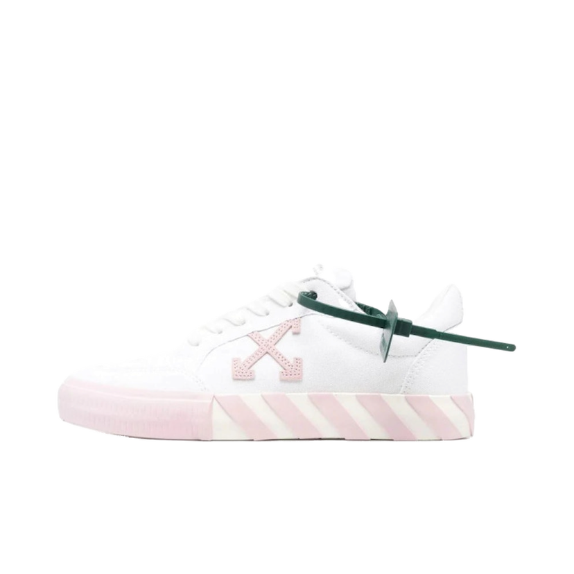 Superge in čevlji Off-White Low Vulcanized Canvas White Pink W Roza | OWIA272F22FAB0010130