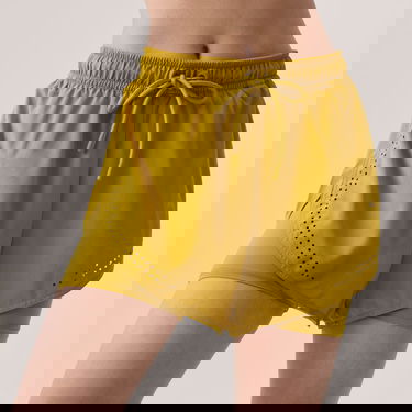 Kratke hlače adidas Performance Stella McCartney x TruePurpose 2-in-1 Training Shorts Rumena | IT8225, 3