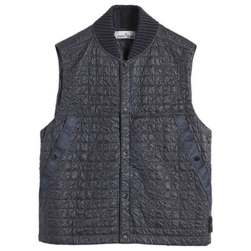 Telovnik Stone Island Crinkle Reps Quilted-TC Vest, Size Large Mornarica | K2S15G100005-V0026