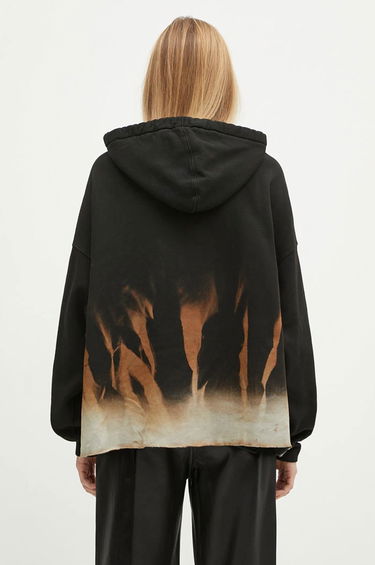 Pulover Rick Owens Crater Patterned Hoodie Črna | DS02D2221.FSUN, 2