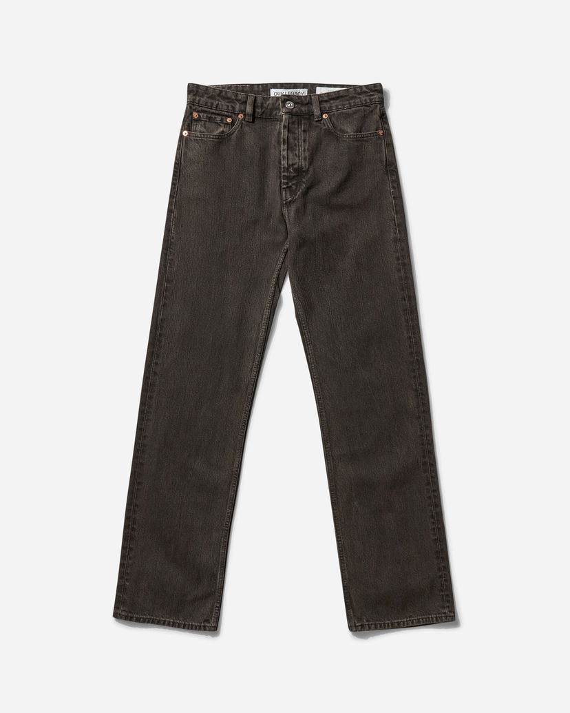 Kavbojke OUR LEGACY Linear Cut Jeans Kamari Črna | W2255LO 001