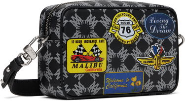 Torba za čez ramo AMIRI AMIRI Station Patch Camera Bag Črna | AMBGCM1025, 2