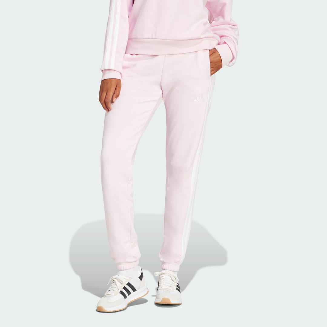 Trenirka adidas Performance Cuffed Joggers With Three Stripes Roza | JD5308, 0