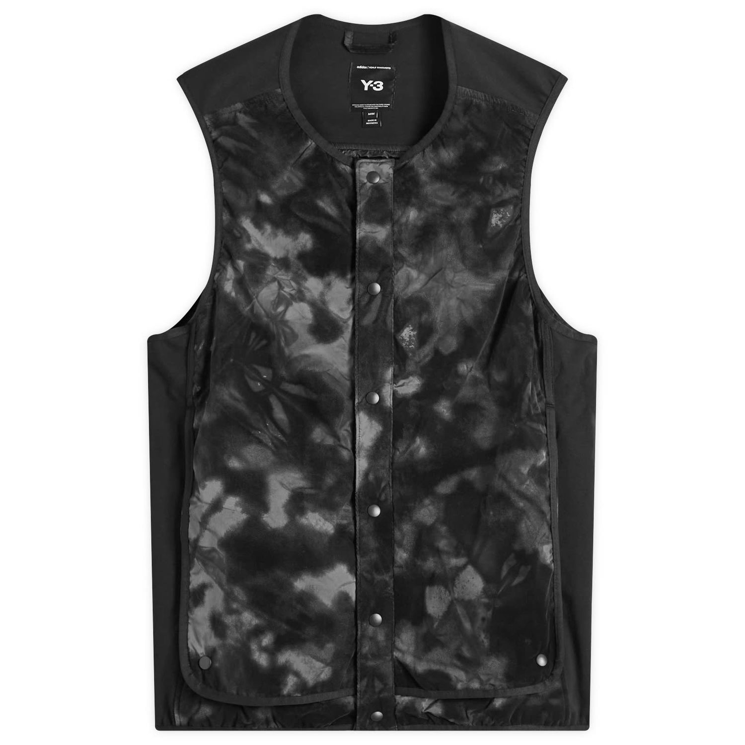 Telovnik Y-3 Flock Nylon Shell Crew Vest Siva | JI5647, 0