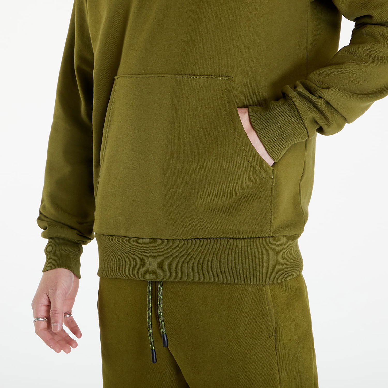 Pulover The North Face Raglan Red Box Hoodie Forest Olive Zelena | NF0A2ZWUPIB1, 1