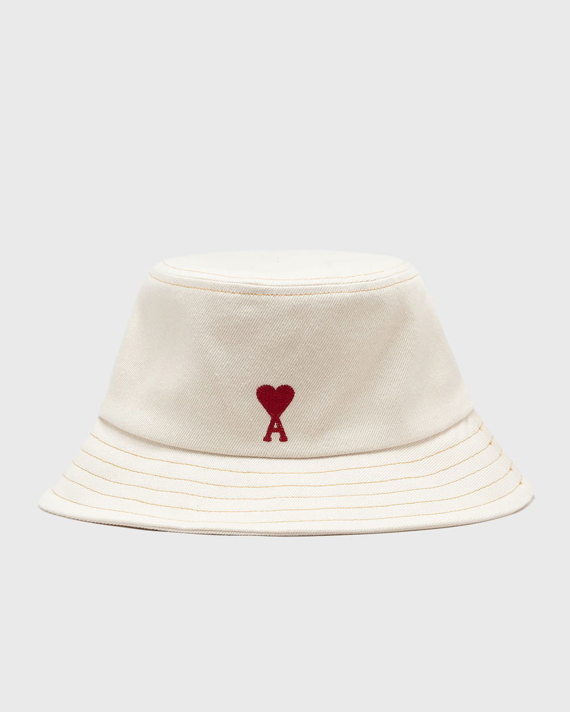 Klobuk AMI AMI Paris ADC Bucket Hat 60 CM Bela | UHA246.DE0039-136